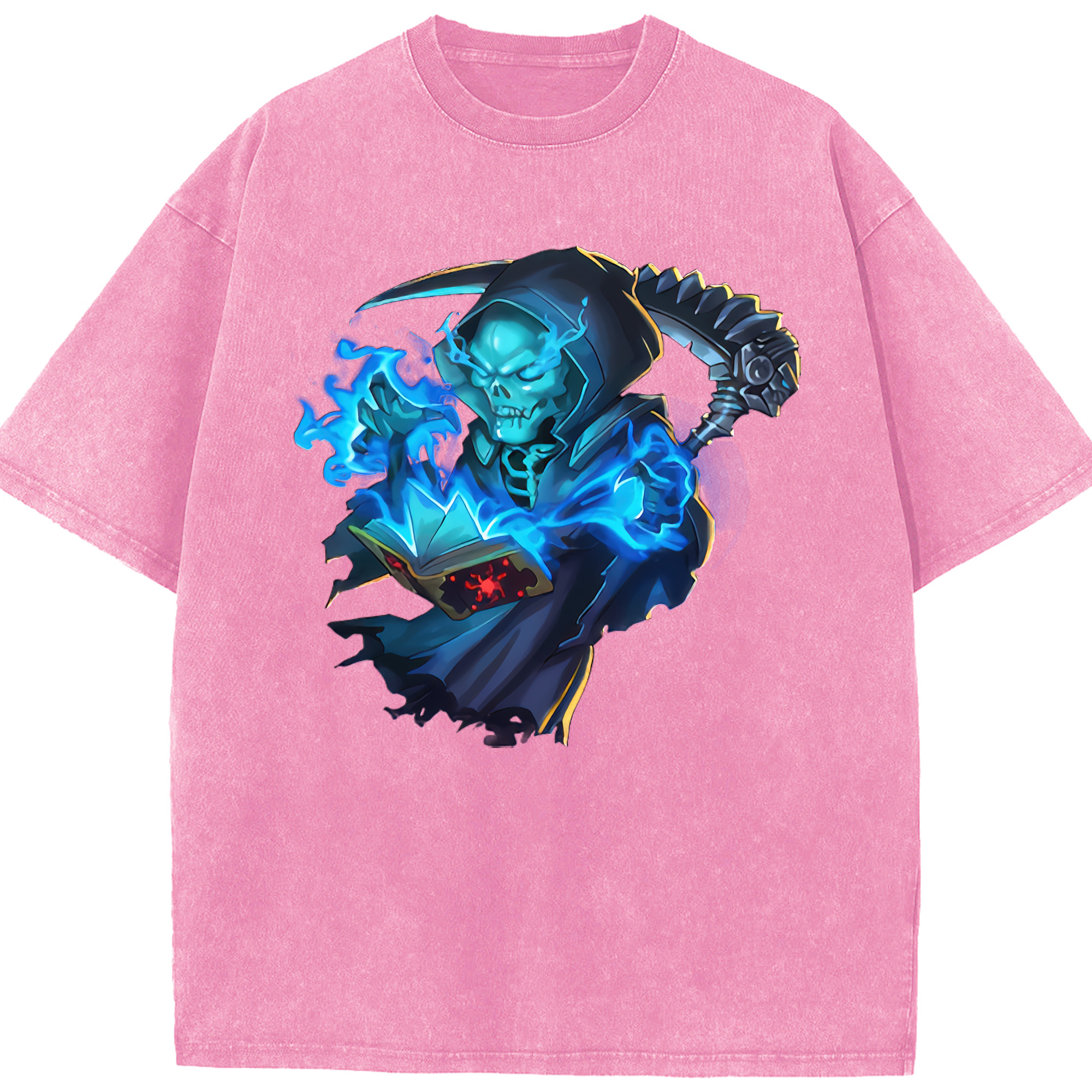 リーグ・オブ・レジェンド League of Legends LOL 綿100% ヴィンテージ風 半袖Tシャツ（フロントプリント）